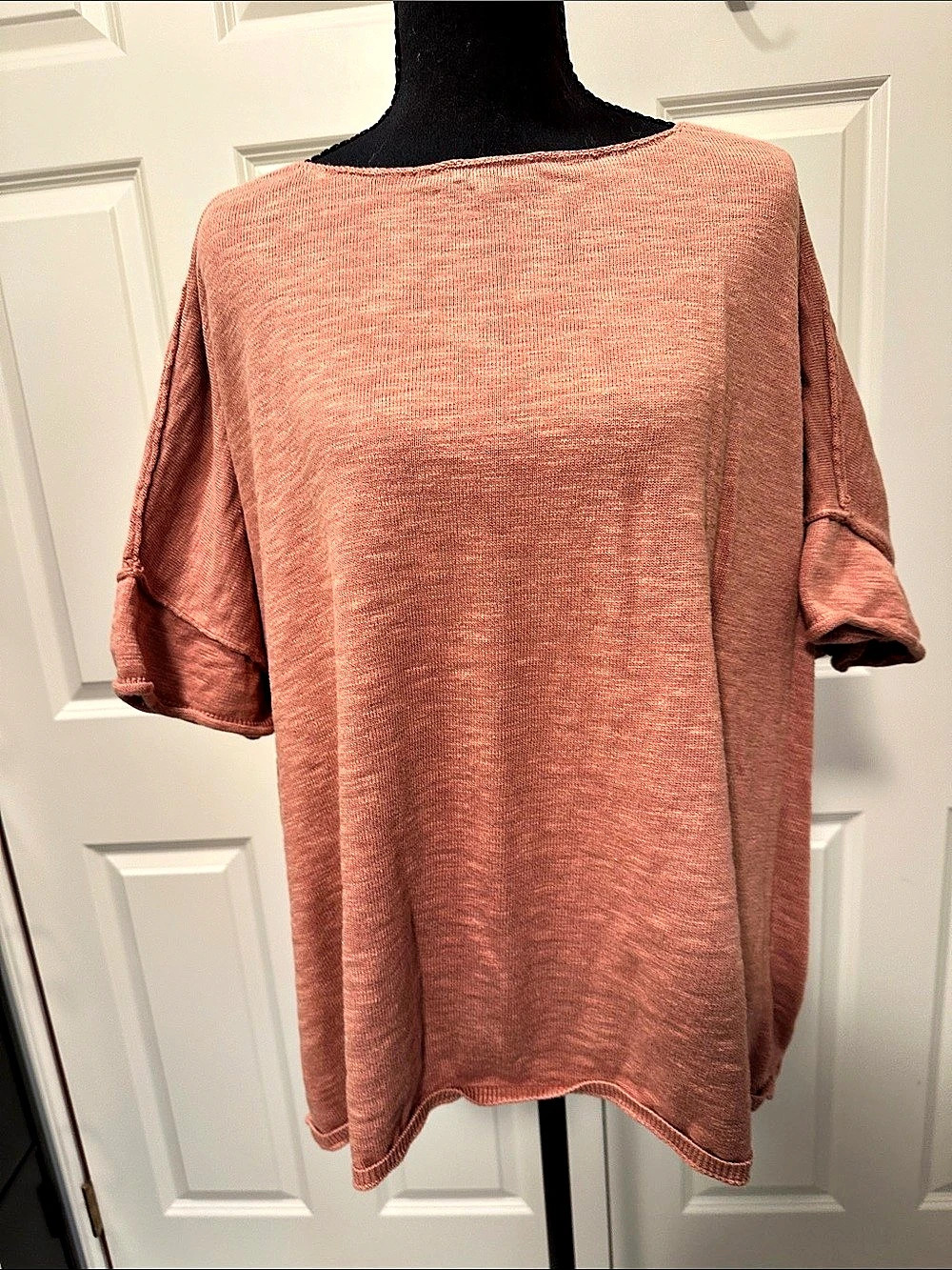 FP Beach Textured Tunic in Pink Size Medium Like New